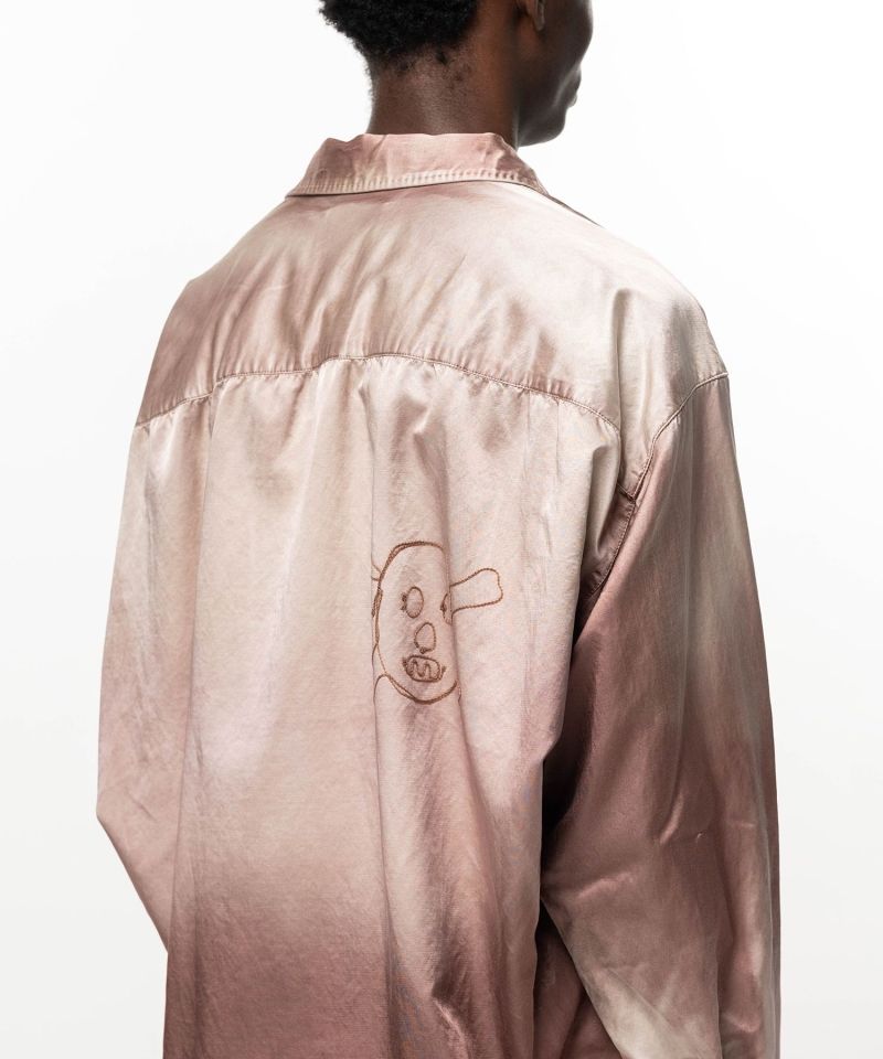 Bleached Satin Shirt