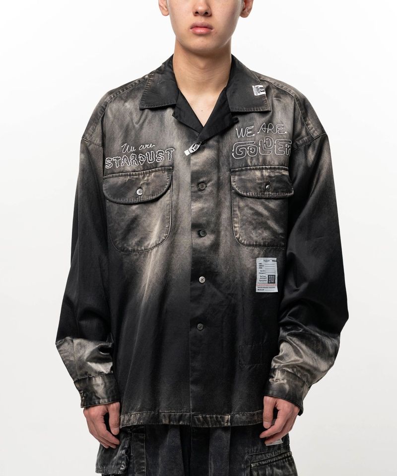 Bleached Satin Shirt