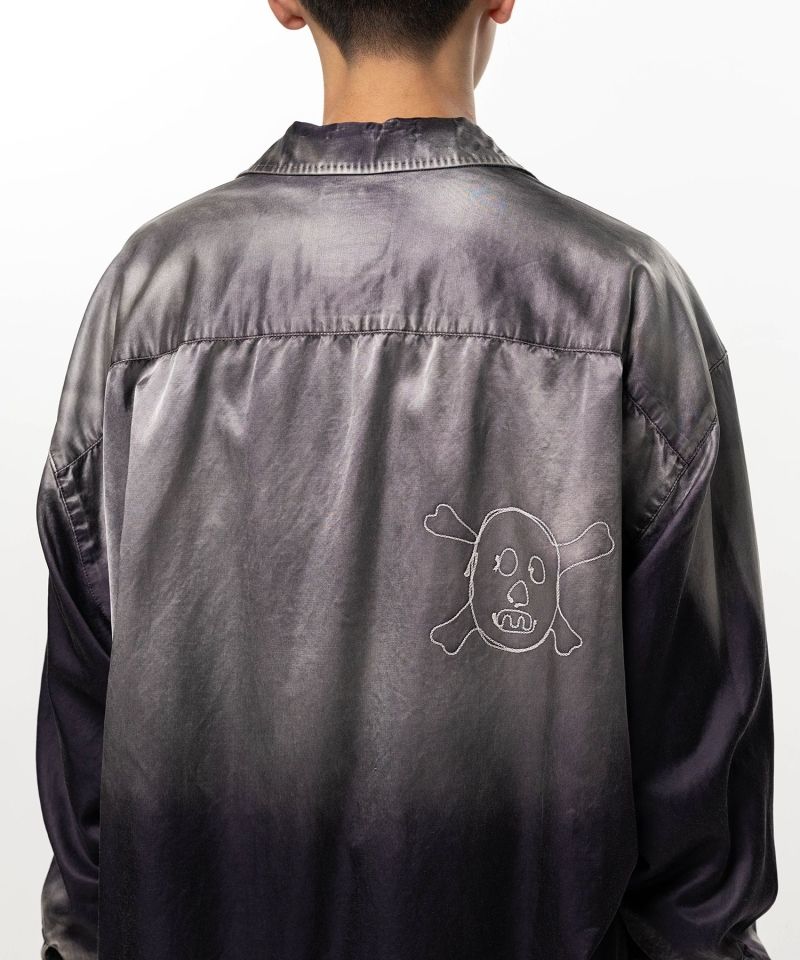 Bleached Satin Shirt