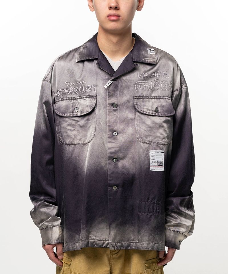 Bleached Satin Shirt