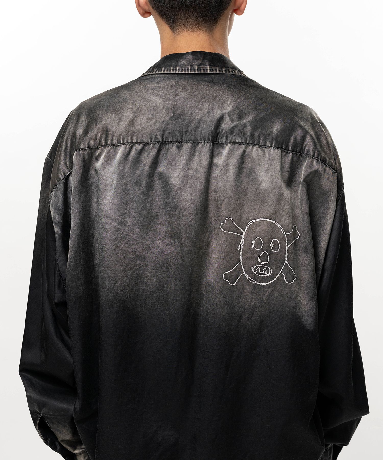 Bleached Satin Shirt