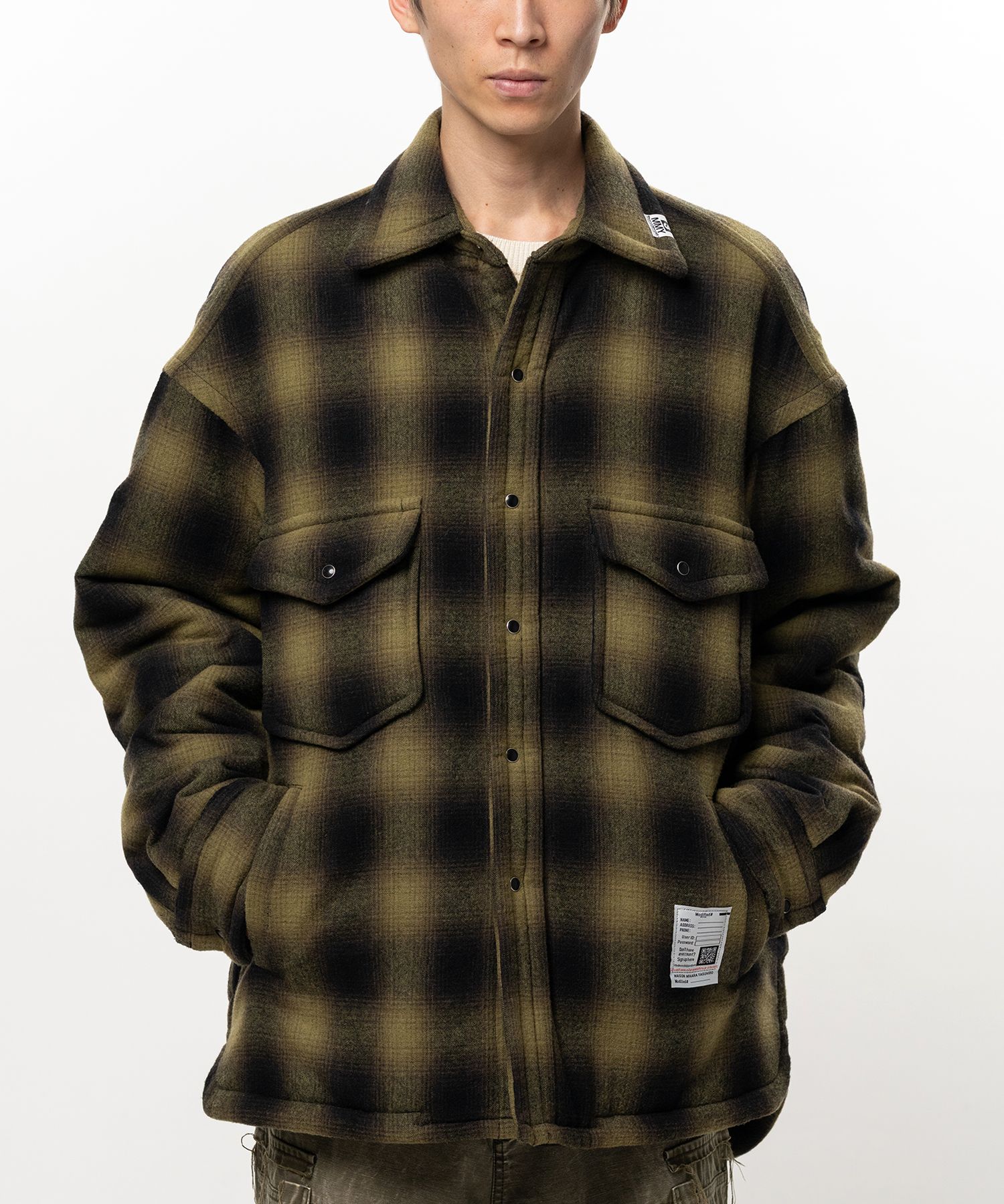 Stripe Puffer Shirt