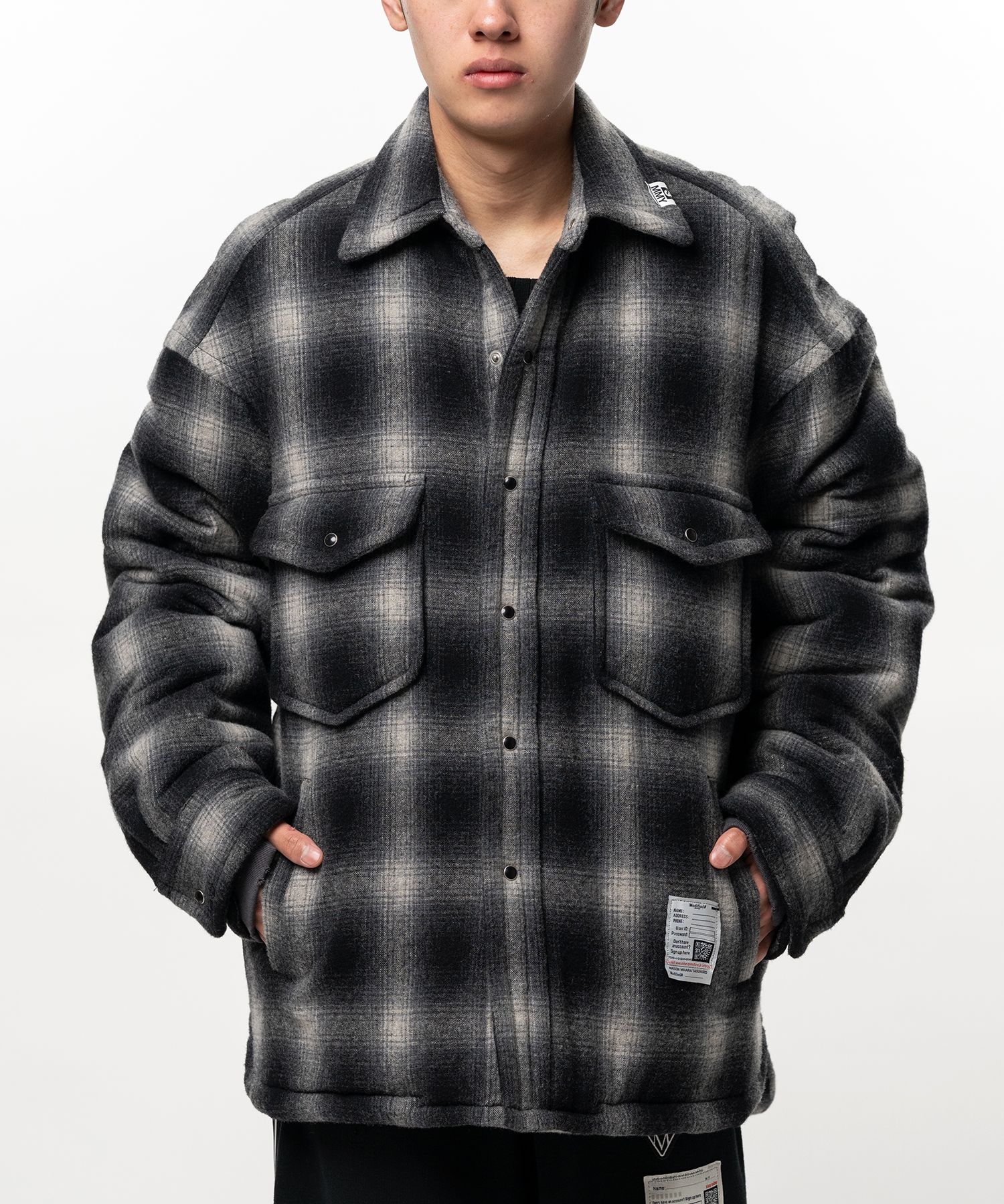 Stripe Puffer Shirt