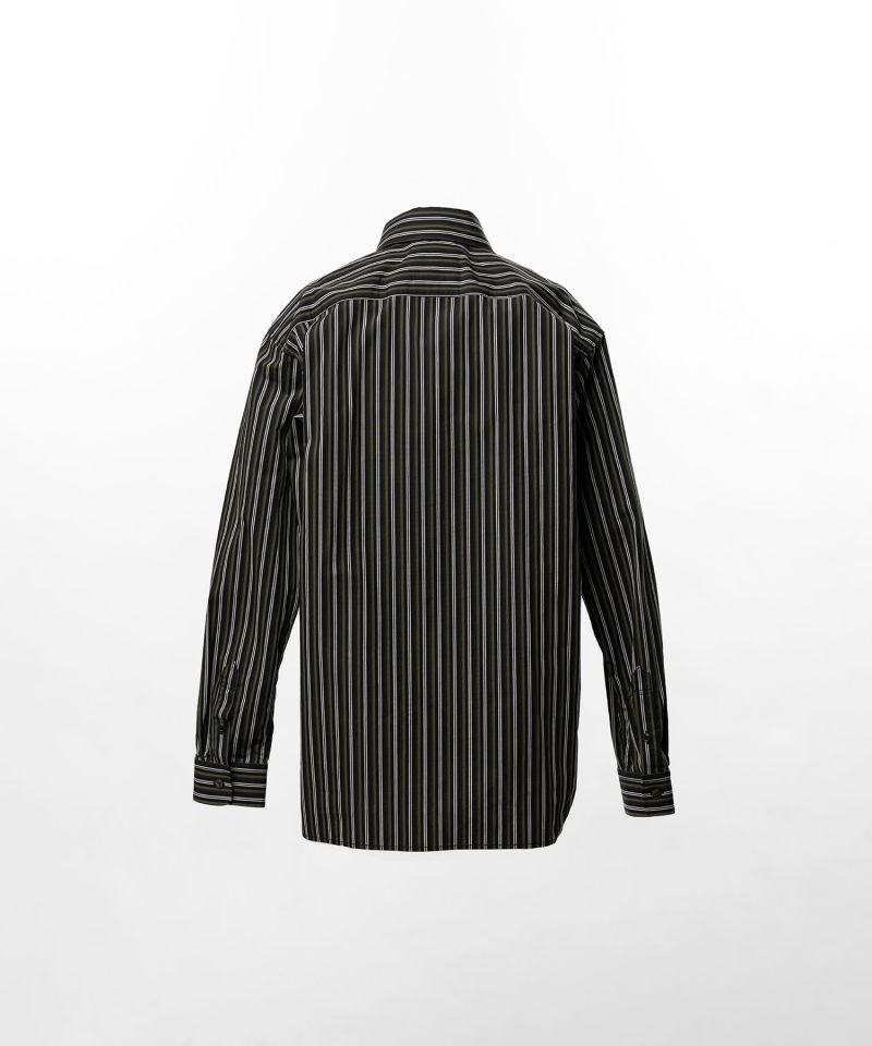 Attached Tie Long Sleeve Shirt