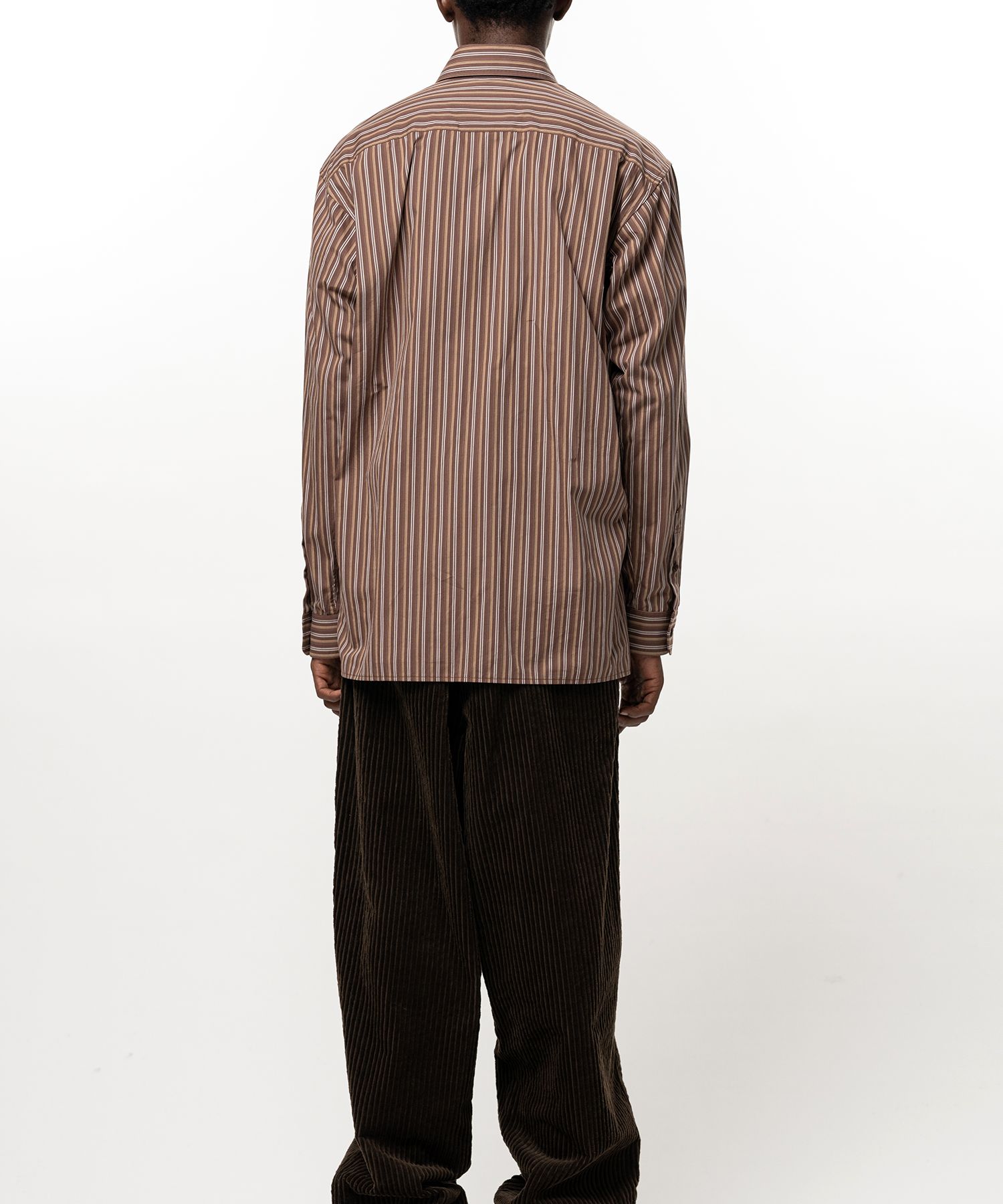 Attached Tie Long Sleeve Shirt