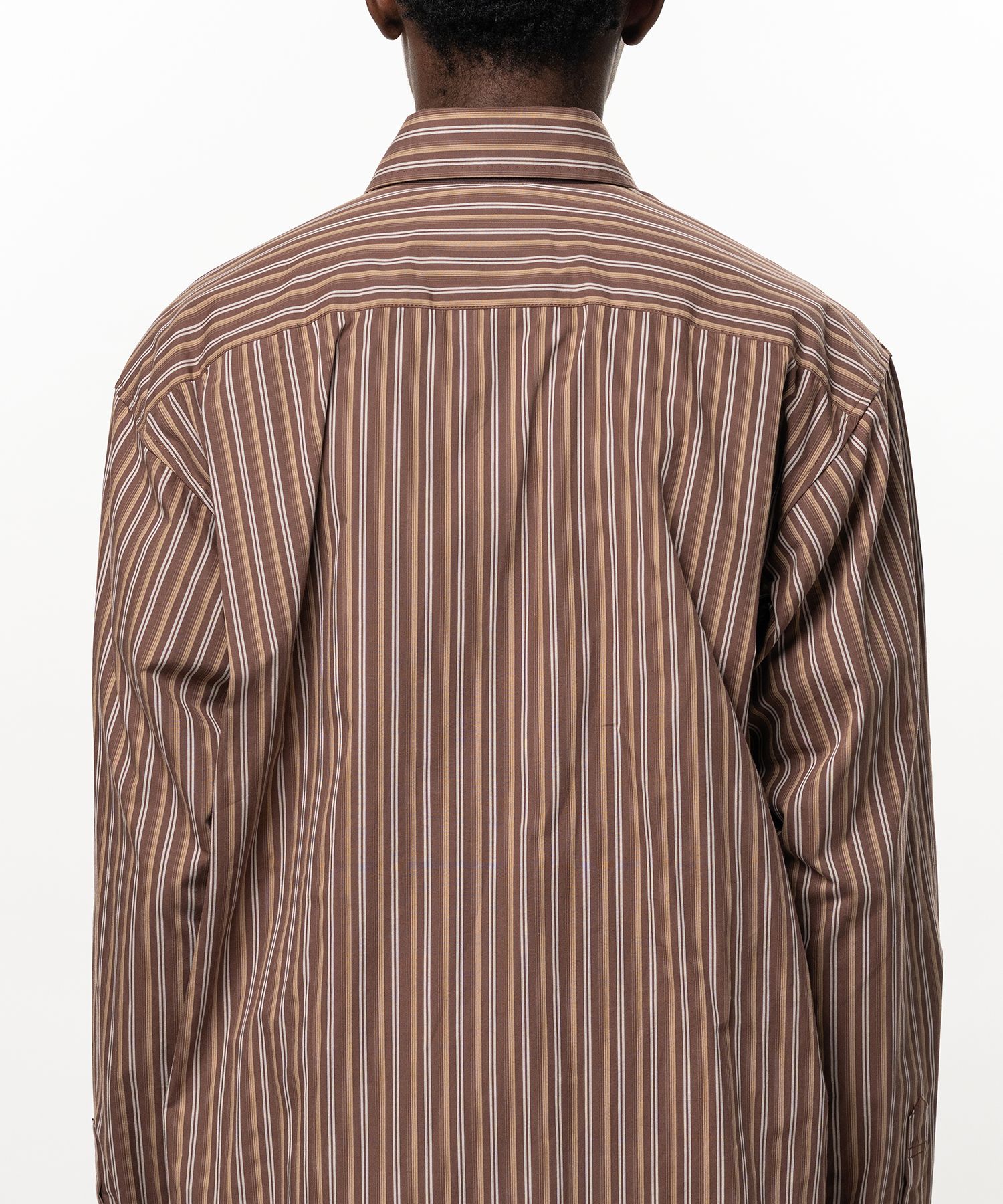 Attached Tie Long Sleeve Shirt