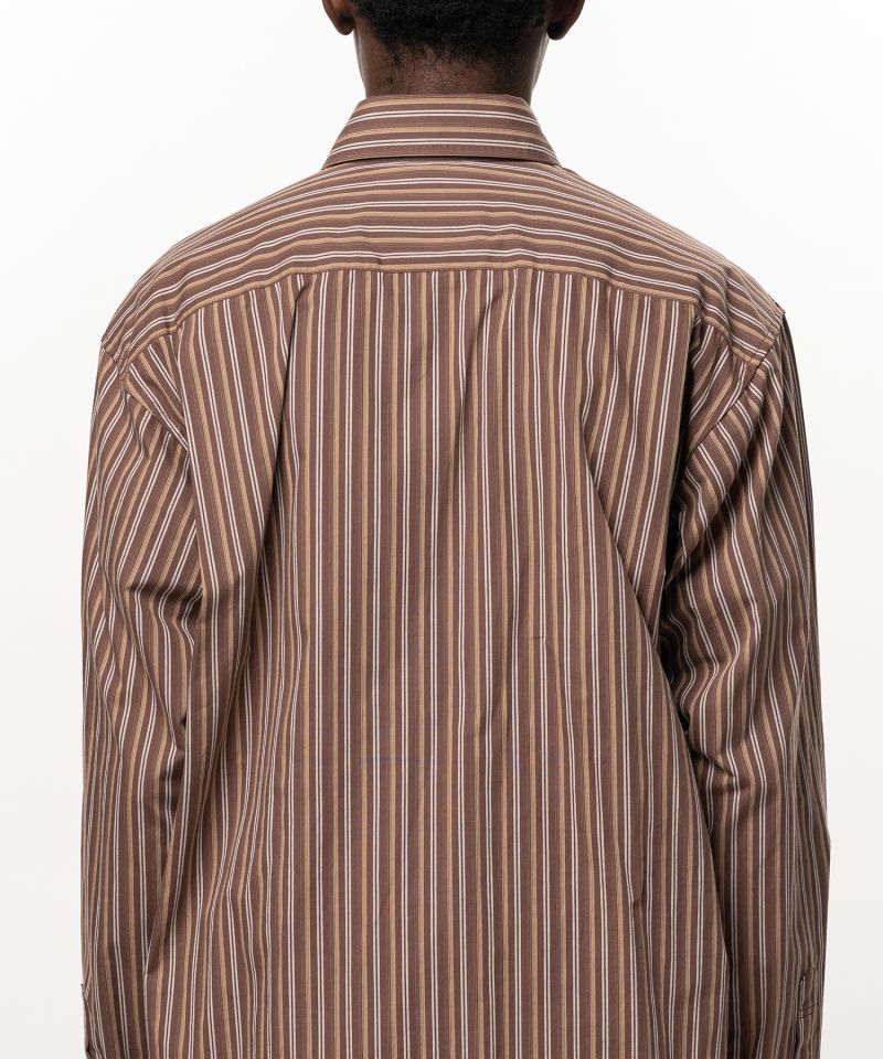 Attached Tie Long Sleeve Shirt