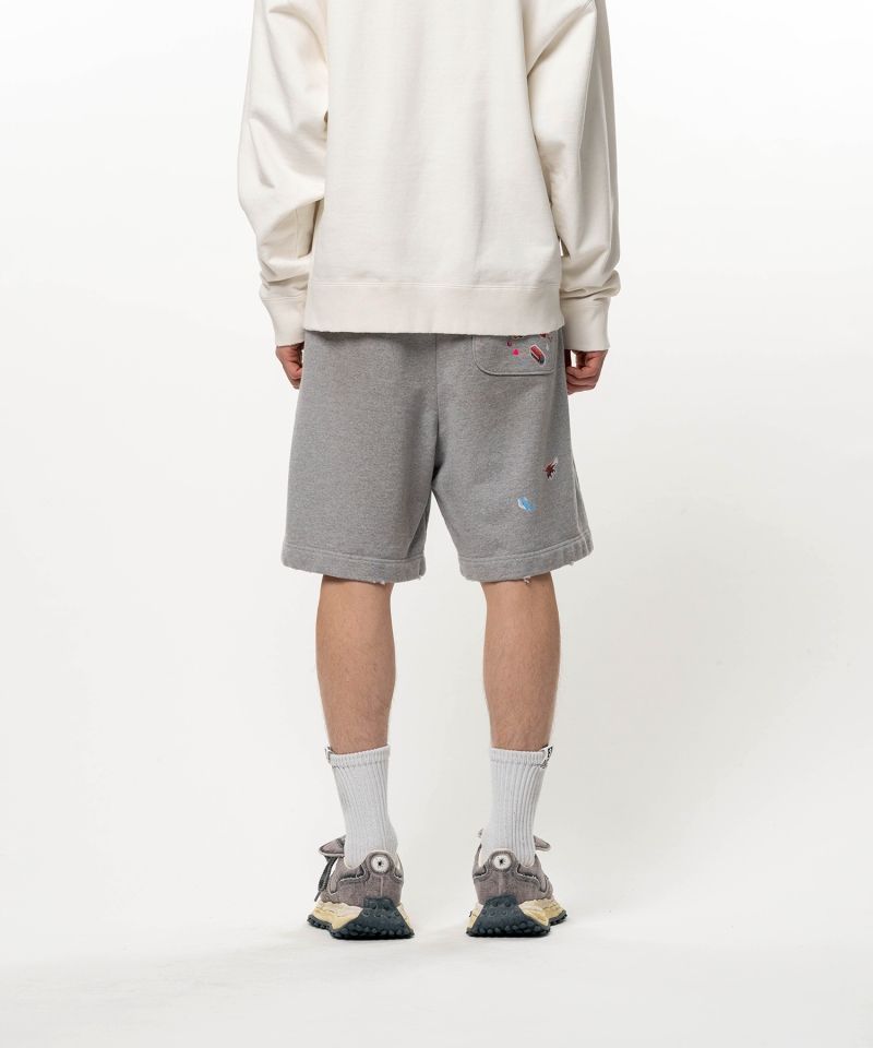 Kids Sticker Printed Sweat Shorts