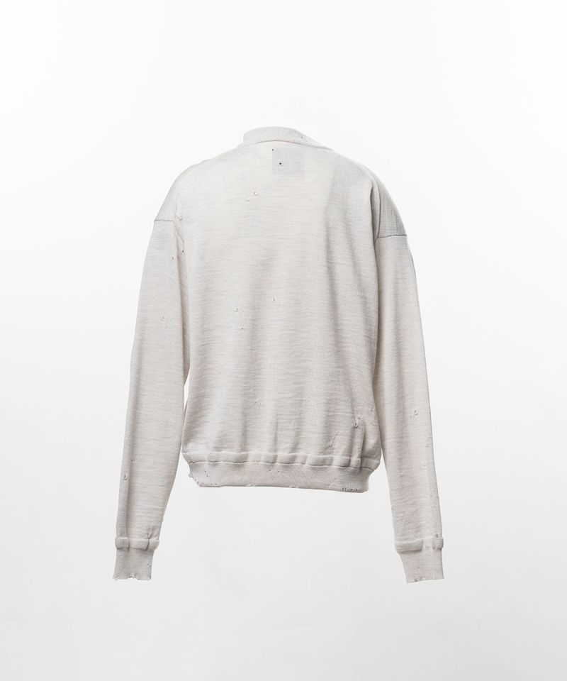  Distressed Knit Sweater