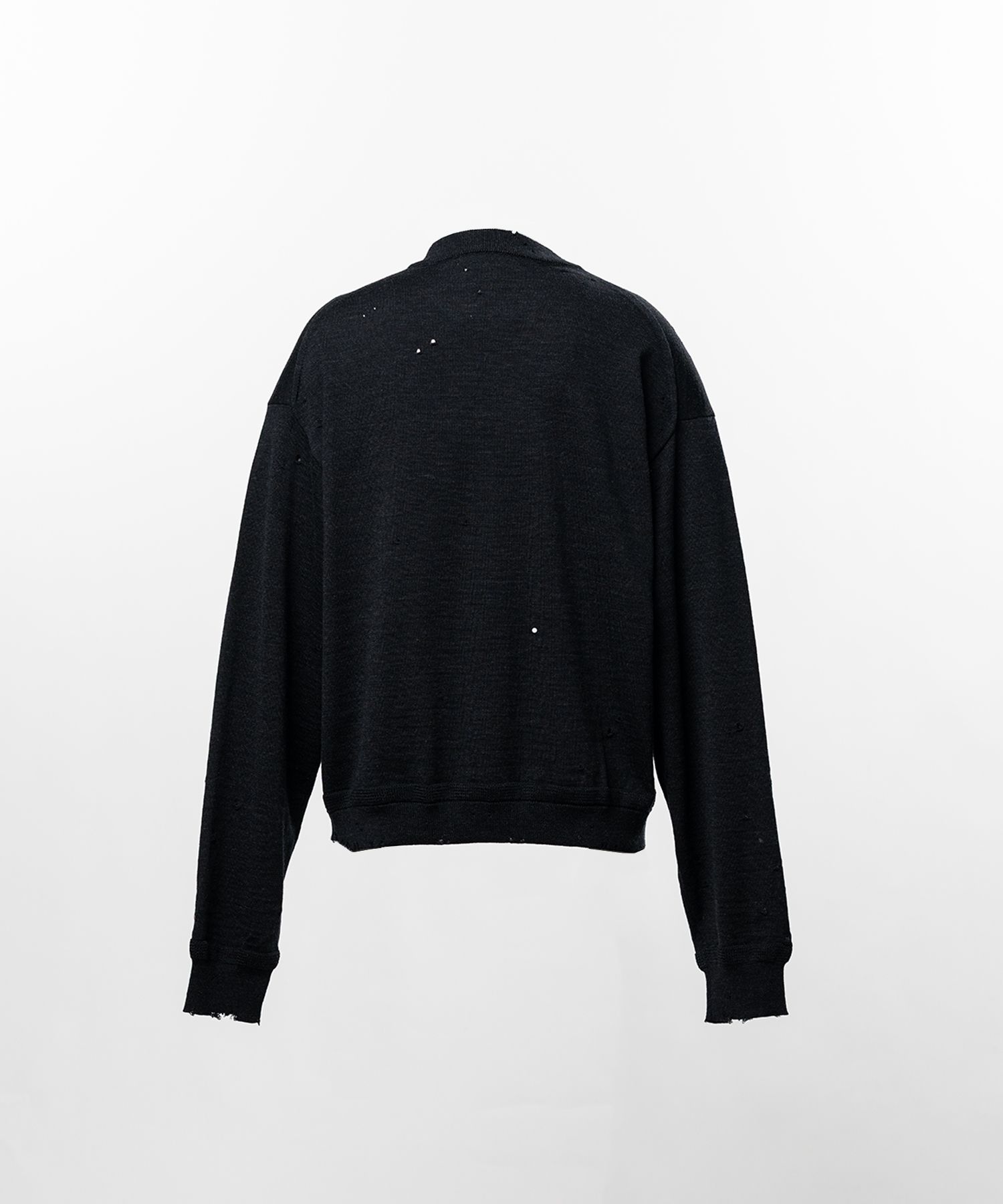  Distressed Knit Sweater
