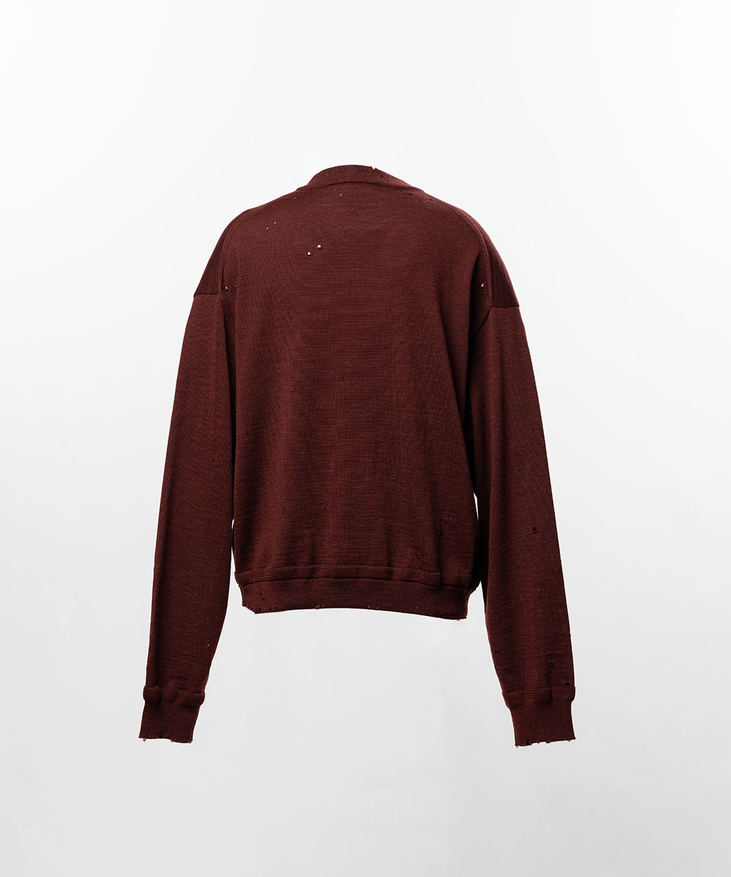  Distressed Knit Sweater