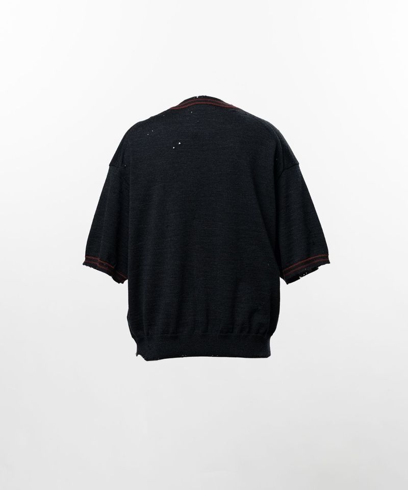  Distressed Knit T-shirt