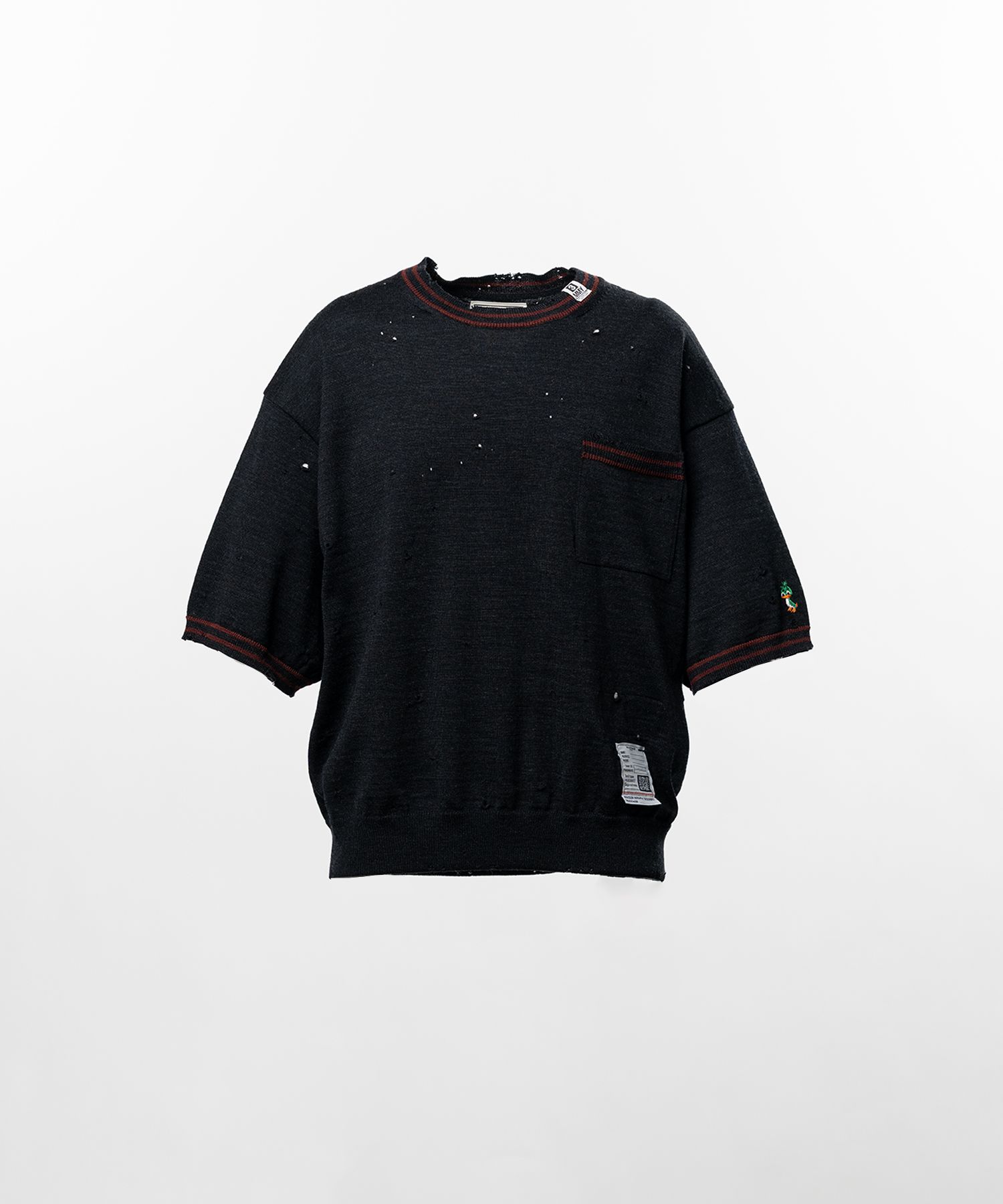  Distressed Knit T-shirt
