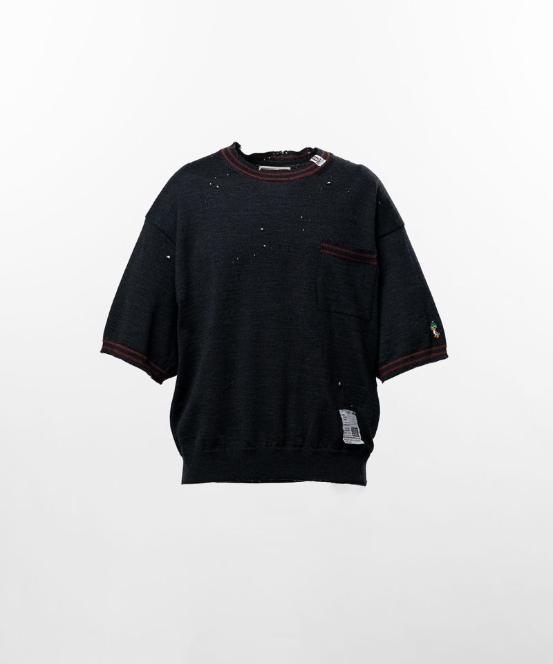  Distressed Knit T-shirt