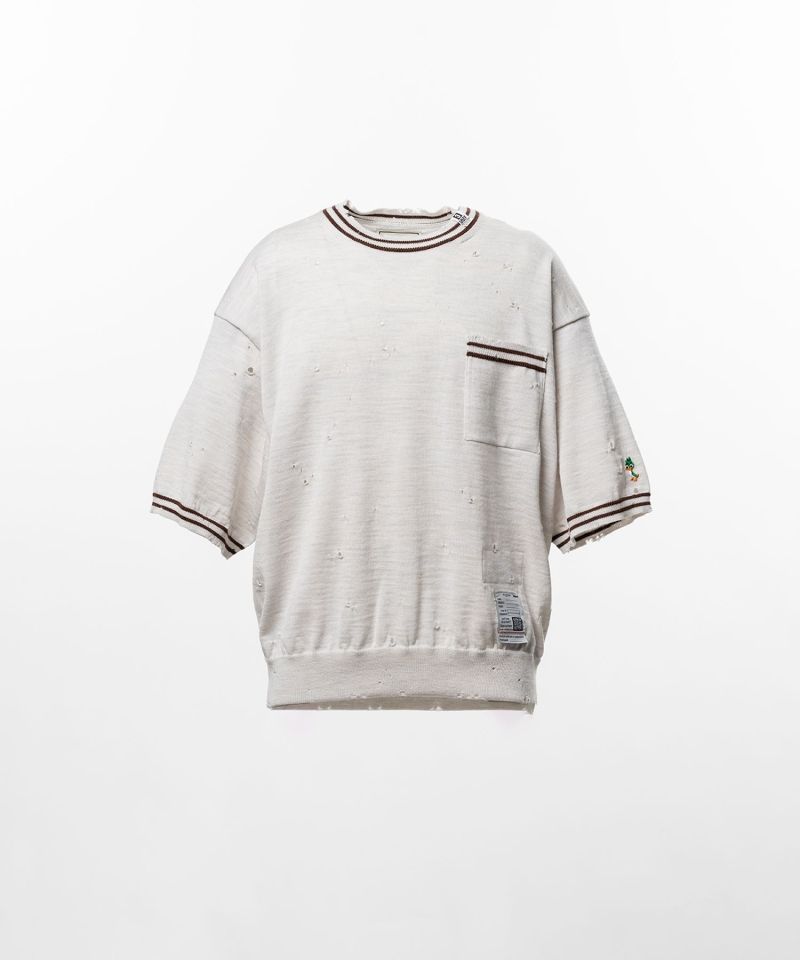  Distressed Knit T-shirt