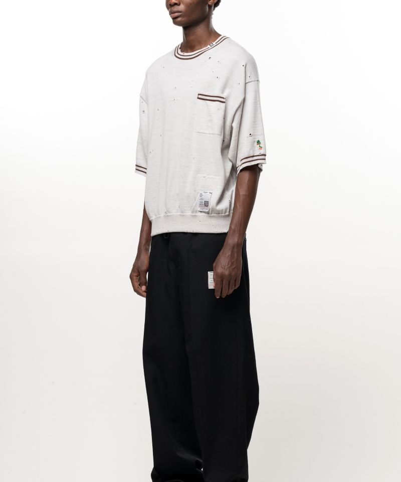  Distressed Knit T-shirt