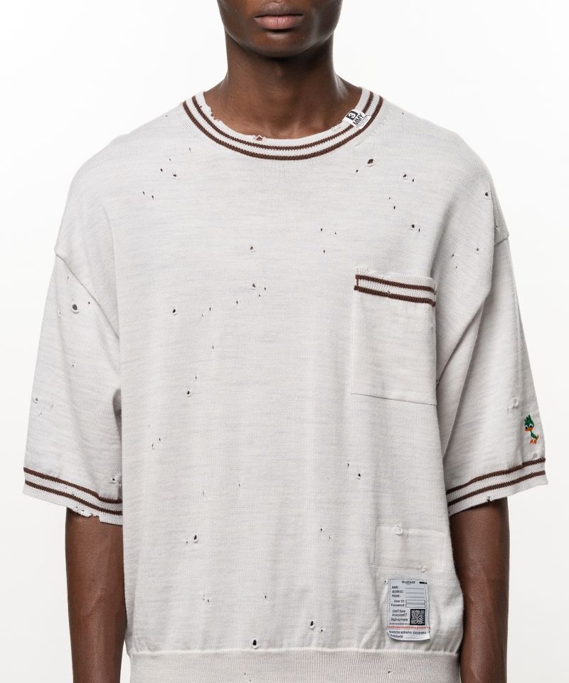  Distressed Knit T-shirt