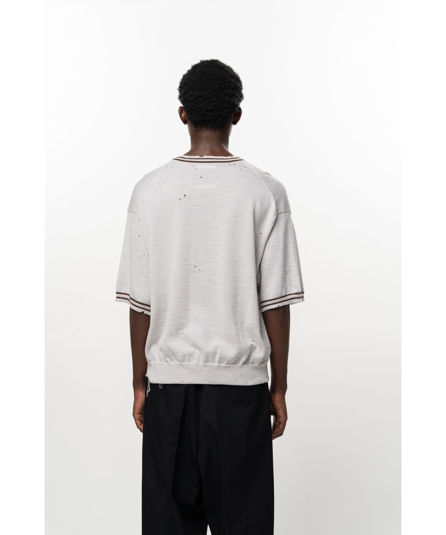  Distressed Knit T-shirt