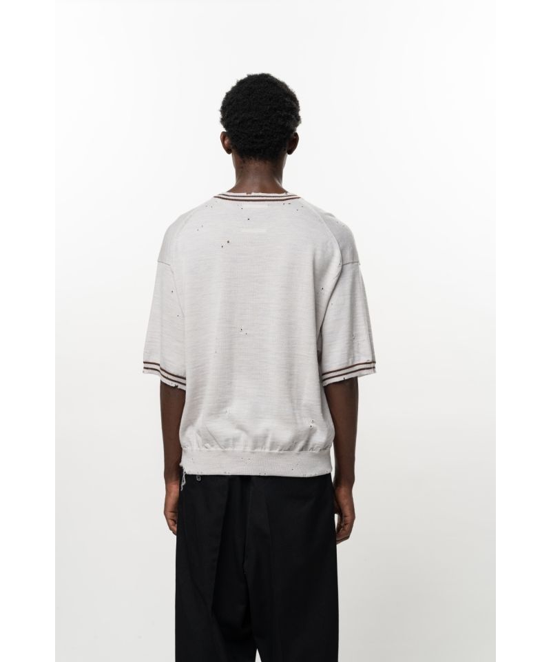  Distressed Knit T-shirt