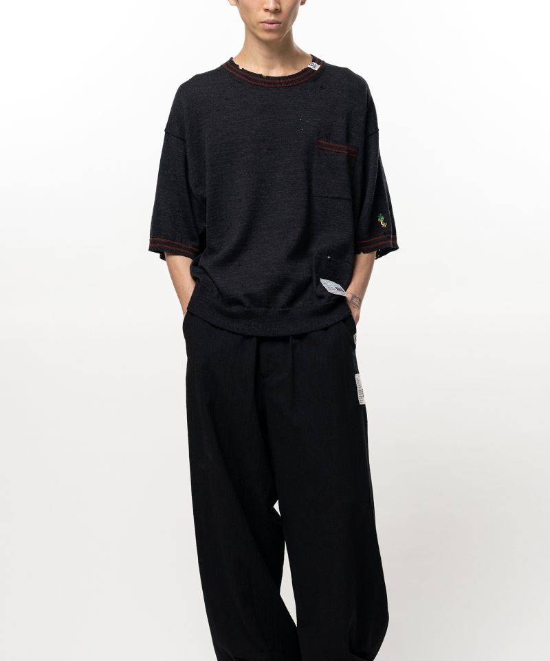  Distressed Knit T-shirt