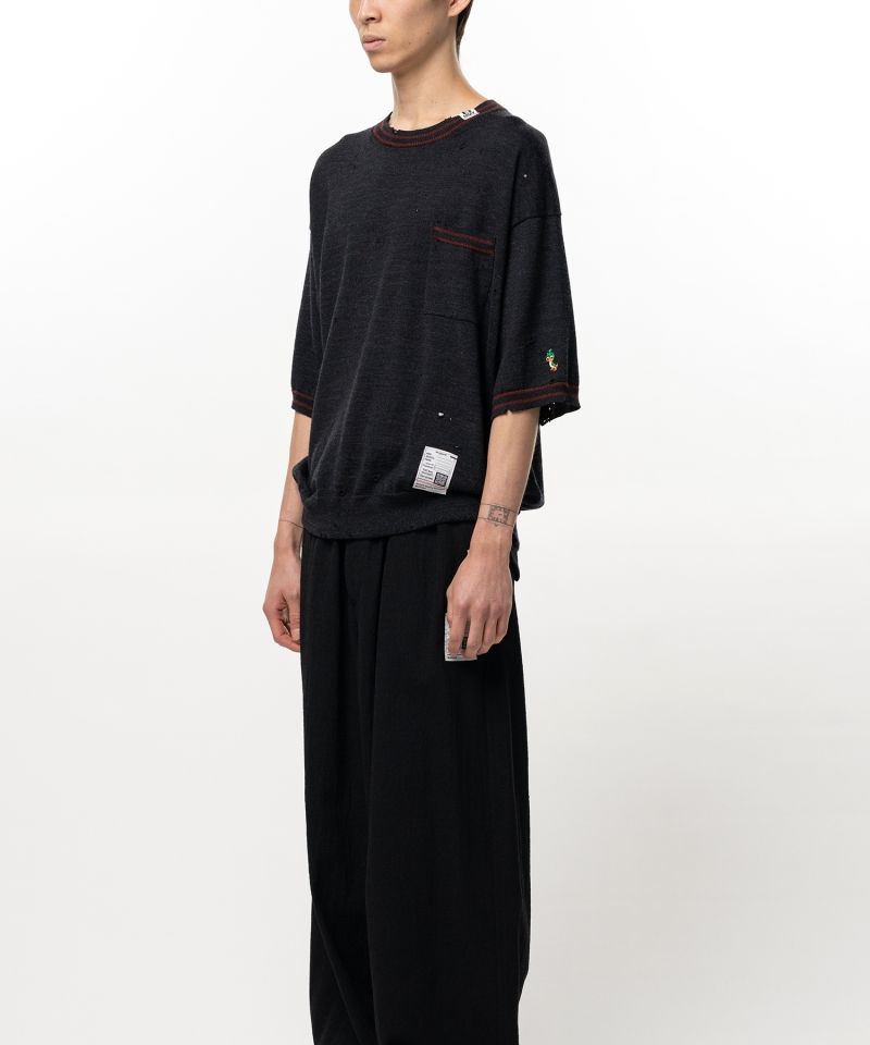  Distressed Knit T-shirt