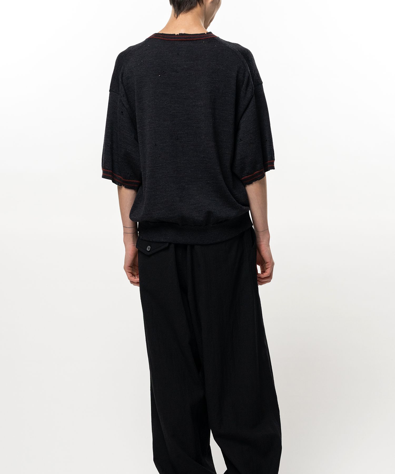  Distressed Knit T-shirt