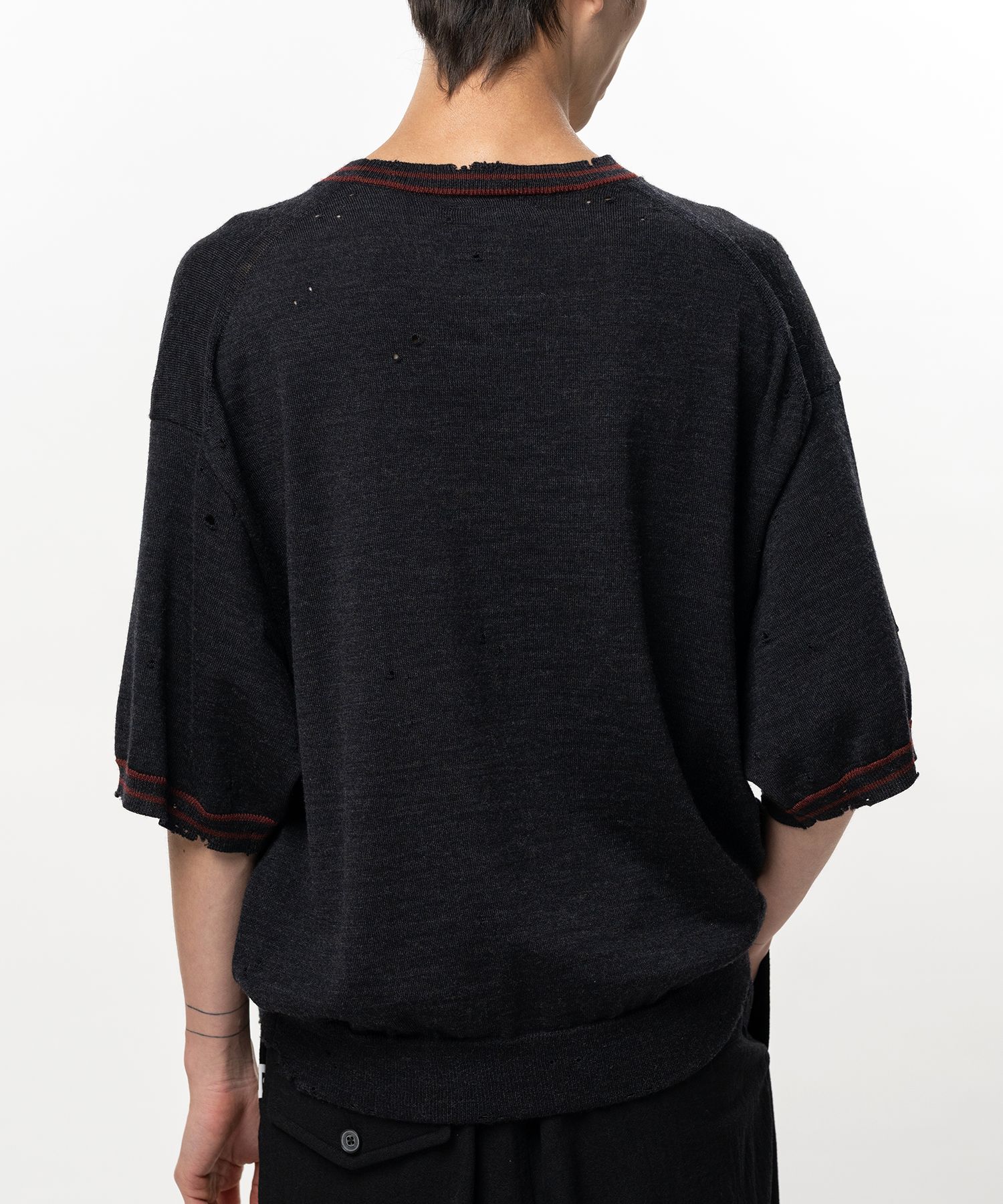  Distressed Knit T-shirt