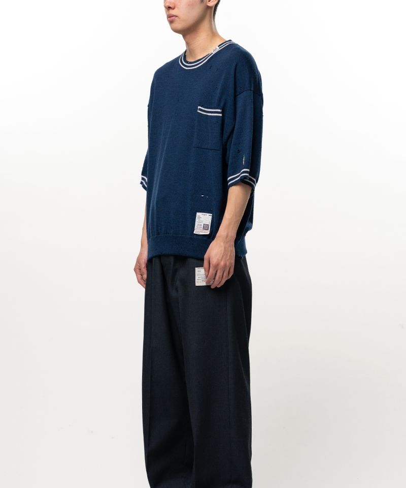  Distressed Knit T-shirt