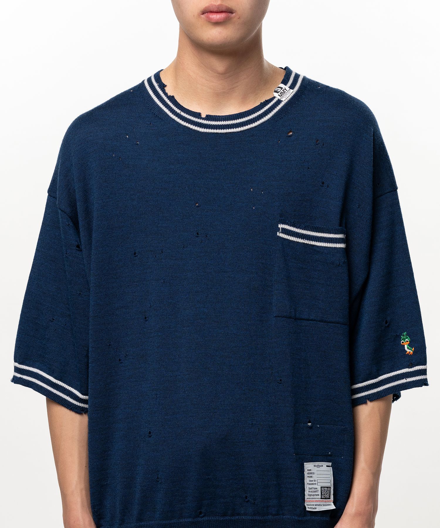  Distressed Knit T-shirt