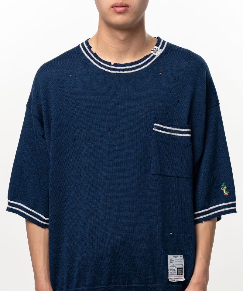  Distressed Knit T-shirt