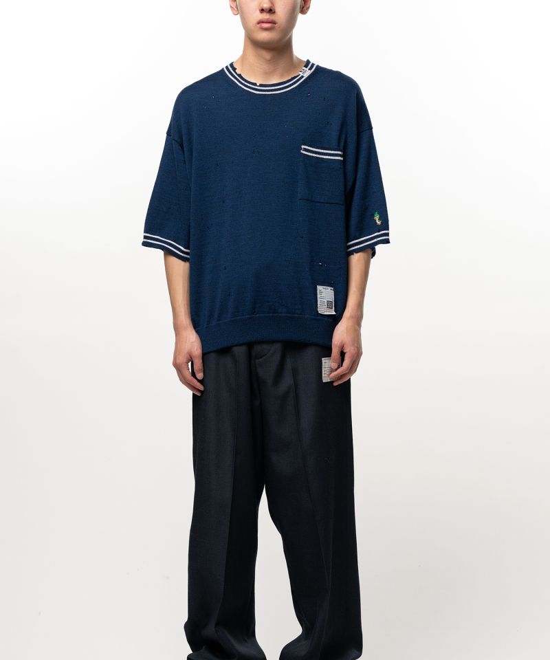  Distressed Knit T-shirt