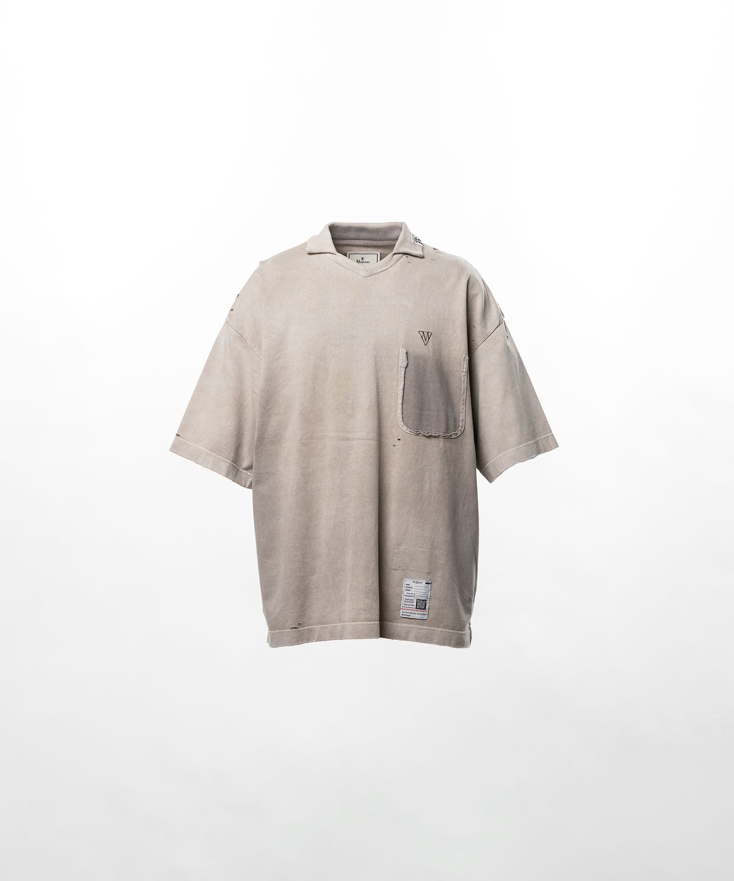 Sun Faded Like Collared T-shirt