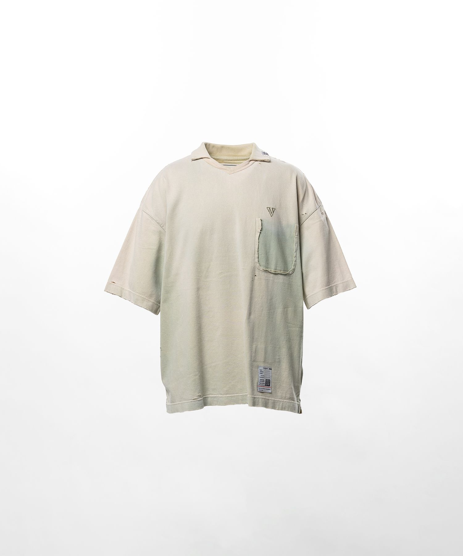Sun Faded Like Collared T-shirt