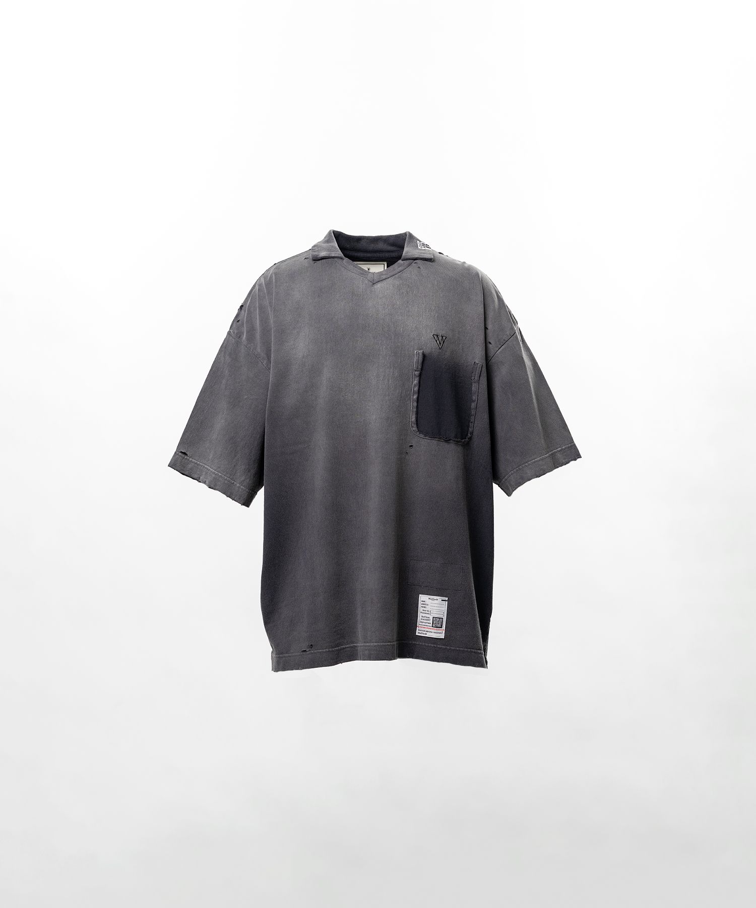 Sun Faded Like Collared T-shirt
