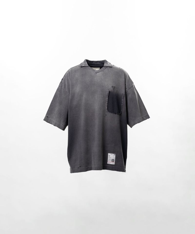 Sun Faded Like Collared T-shirt