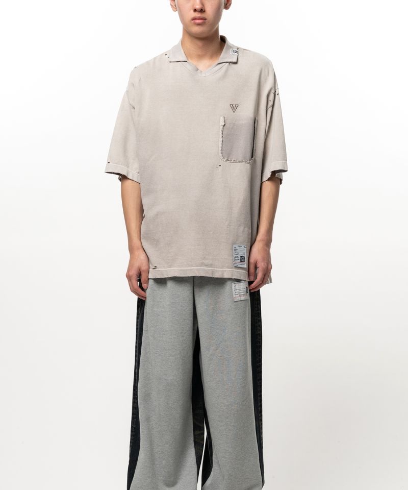 Sun Faded Like Collared T-shirt
