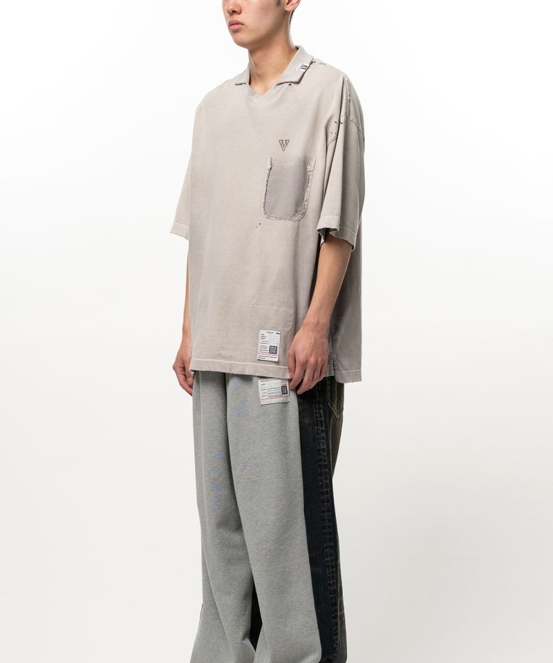 Sun Faded Like Collared T-shirt