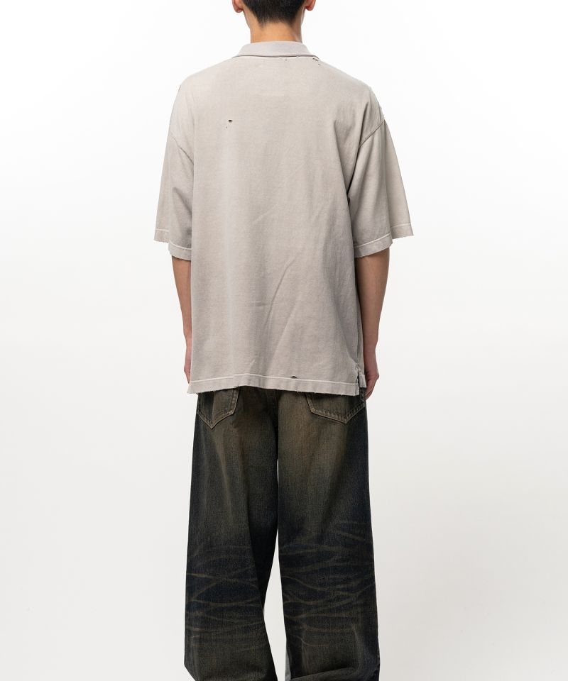 Sun Faded Like Collared T-shirt