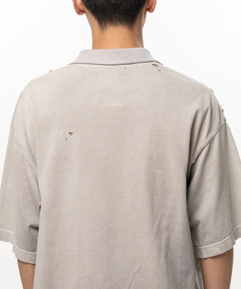 Sun Faded Like Collared T-shirt