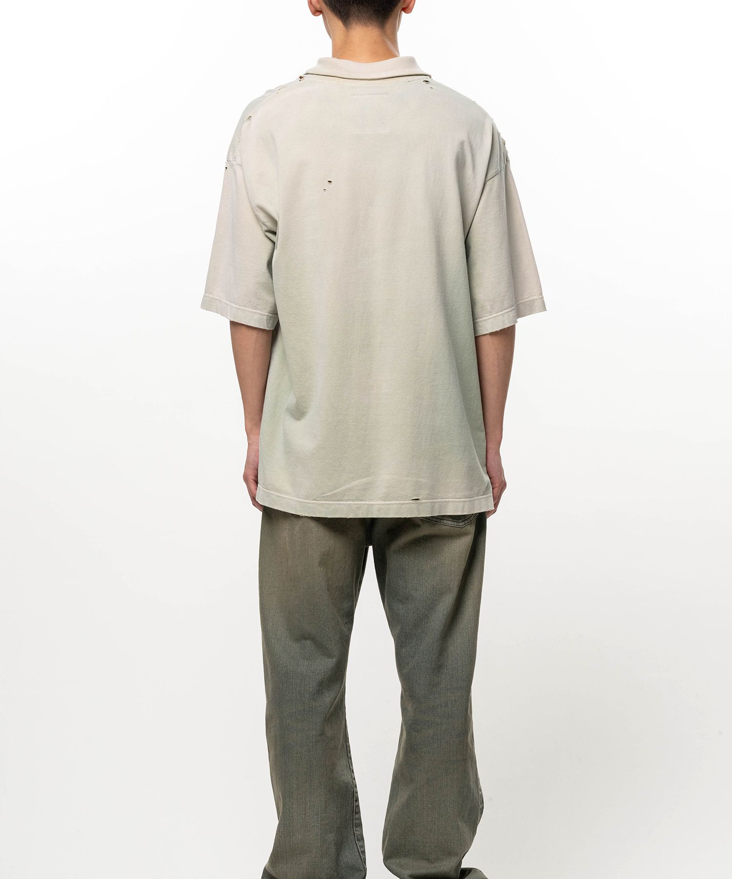 Sun Faded Like Collared T-shirt