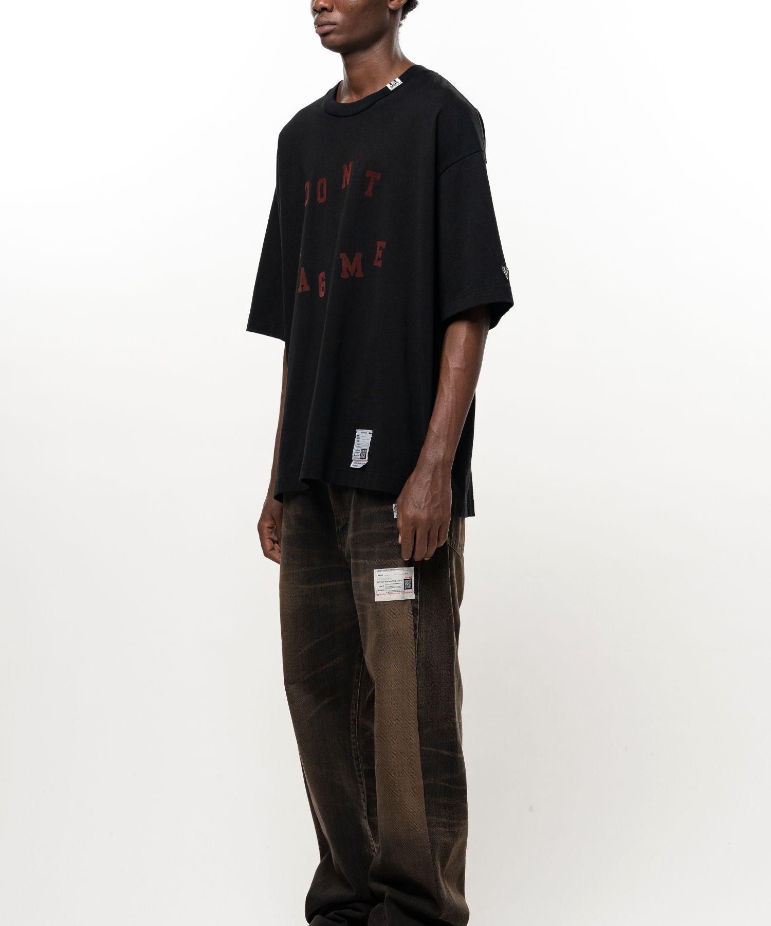 Don't Tag Me. Flocky Print T-shirt