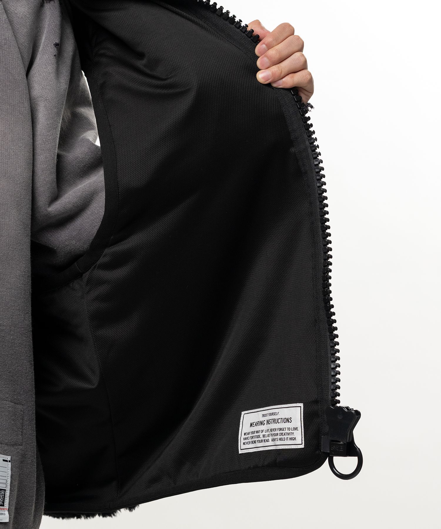 Wide Back Boa Vest