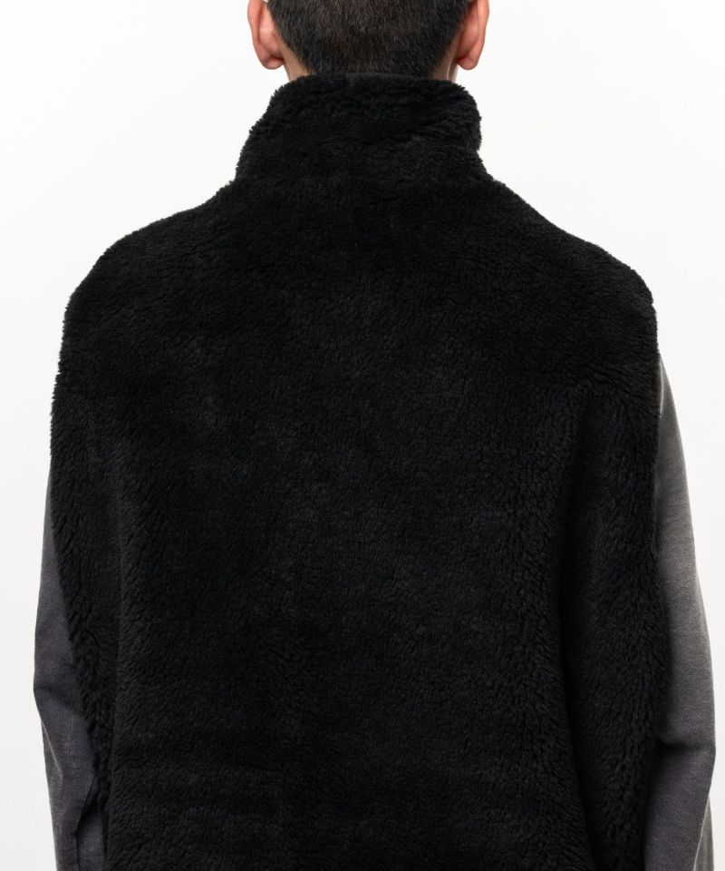 Wide Back Boa Vest