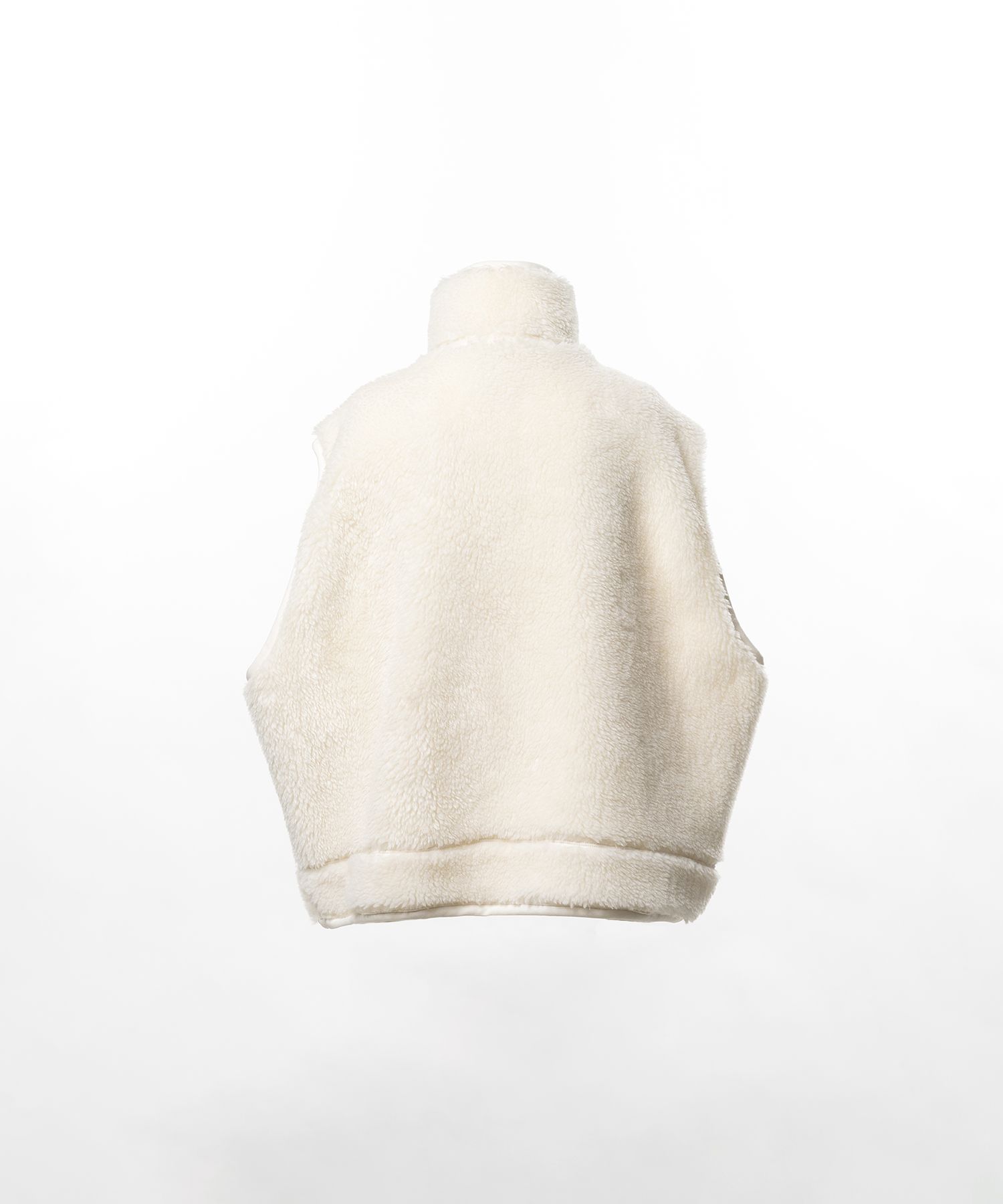Wide Back Boa Vest