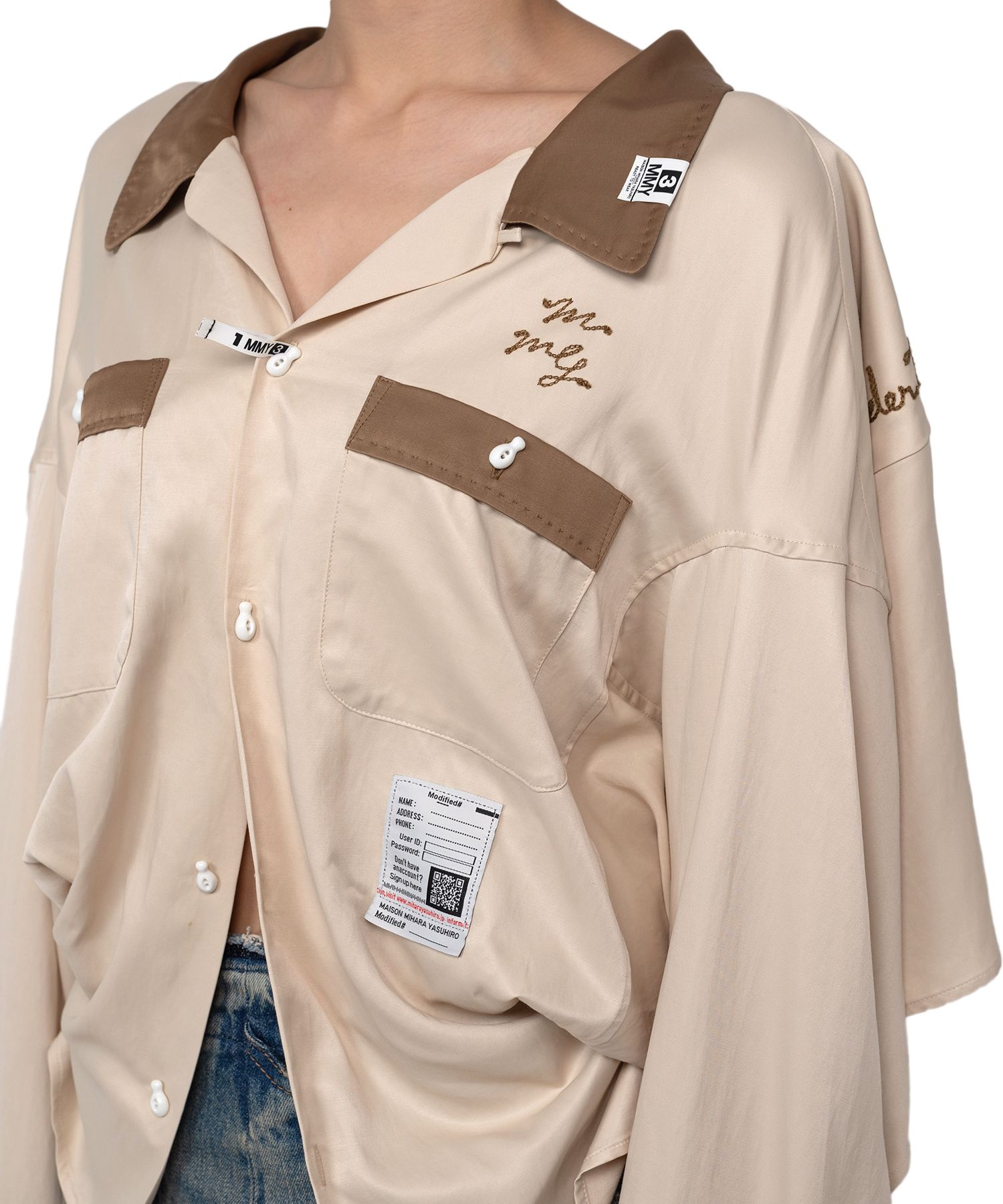 Cropped Bowling Shirt