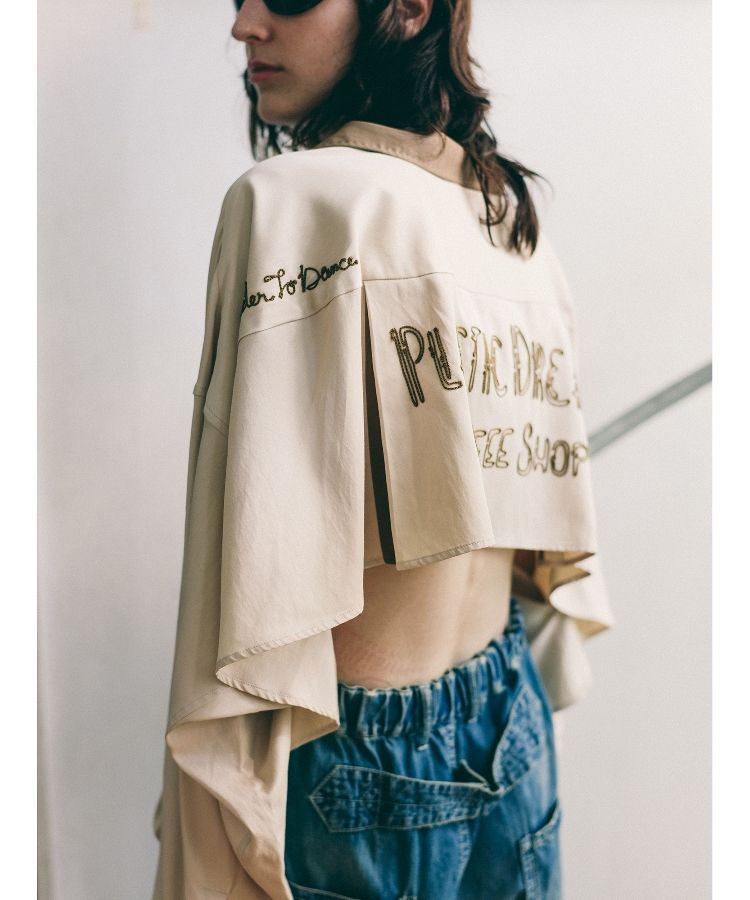 Cropped Bowling Shirt