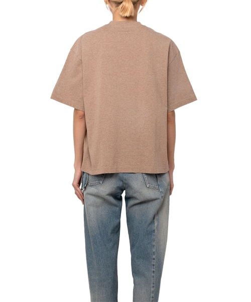 Cat Print Distressed T-shirt