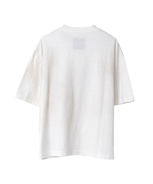 Cat Print Distressed T-shirt