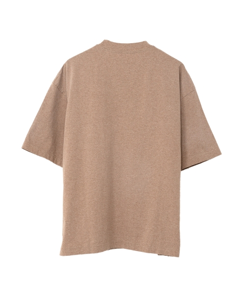 Cat Print Distressed T-shirt