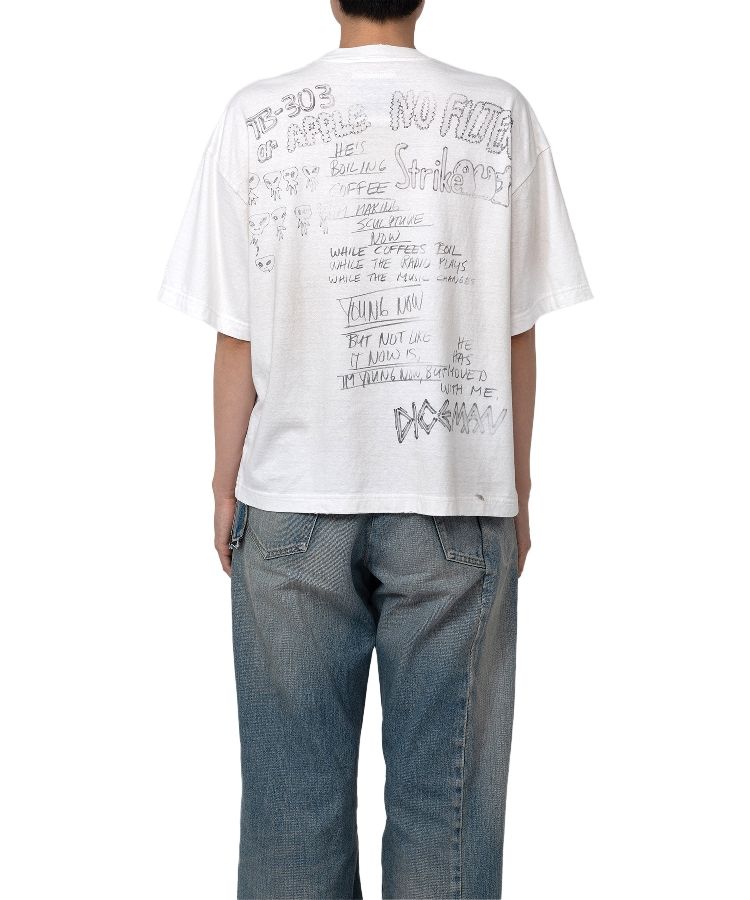 Distressed Print T-shirt